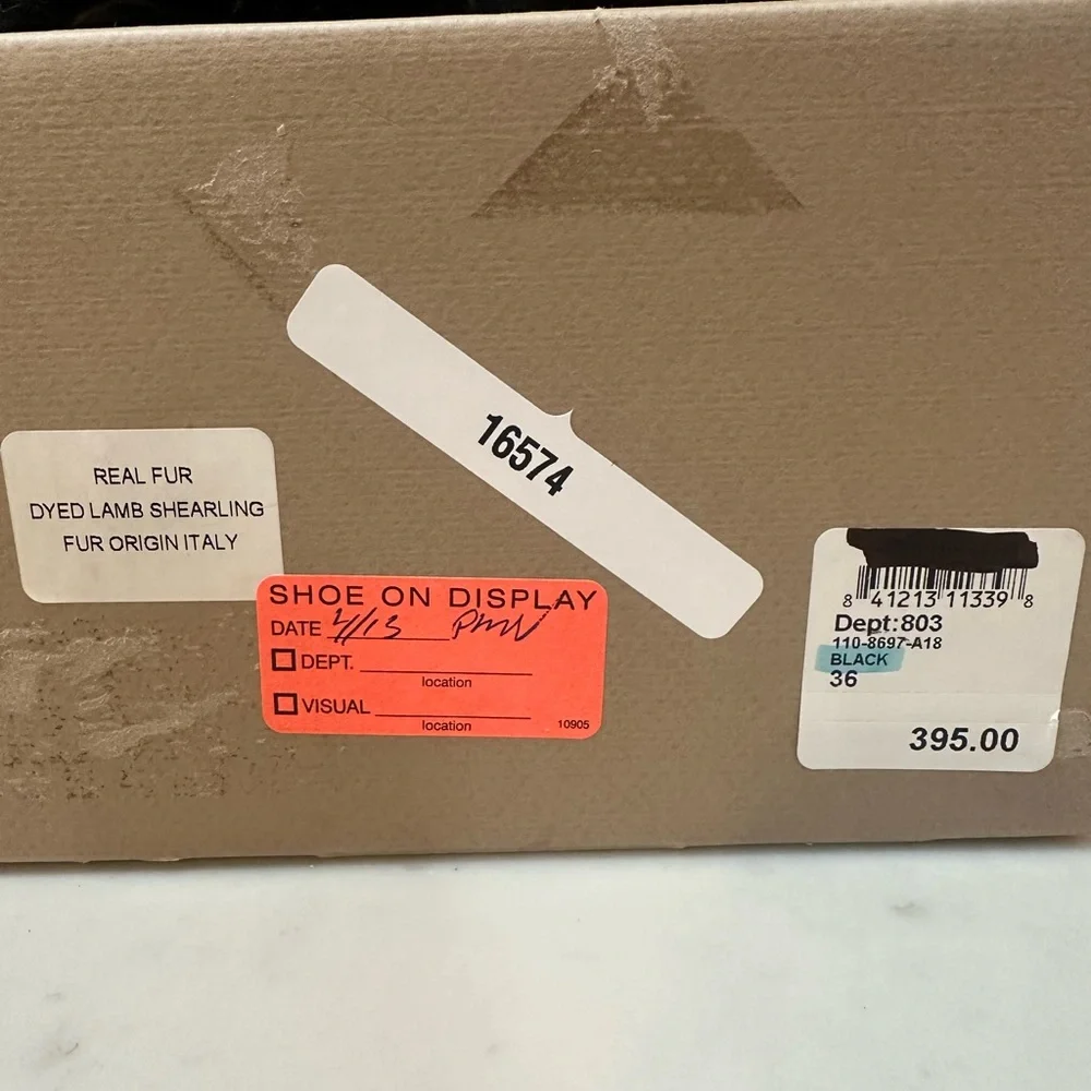 Jenni Kayne Shearling Mule Black - Picture 5 of 7